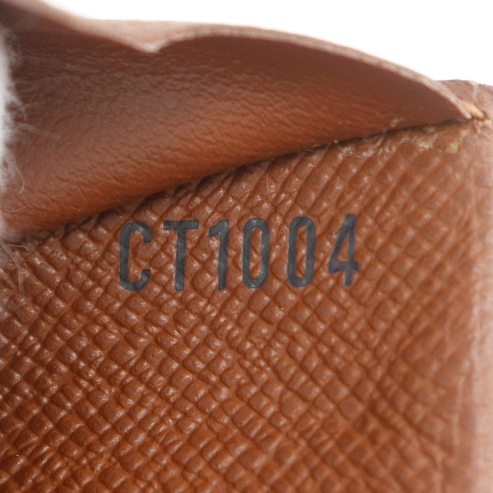 Louis Vuitton Porte Monnaie Gousset Canvas, BROWN, CANVAS, Wallets