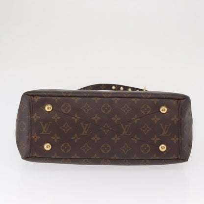 Louis Vuitton Pallas Tote Monogram Canvas with Leather, BROWN, CANVAS, Tote bag