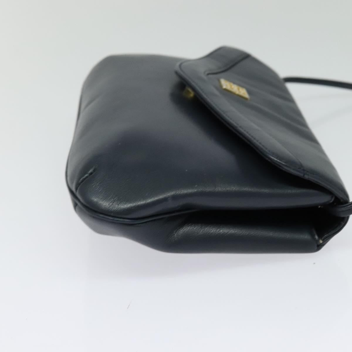 Givenchy Vintage 4G shoulder bag Leather, NAVY, LEATHER, Shoulder bag