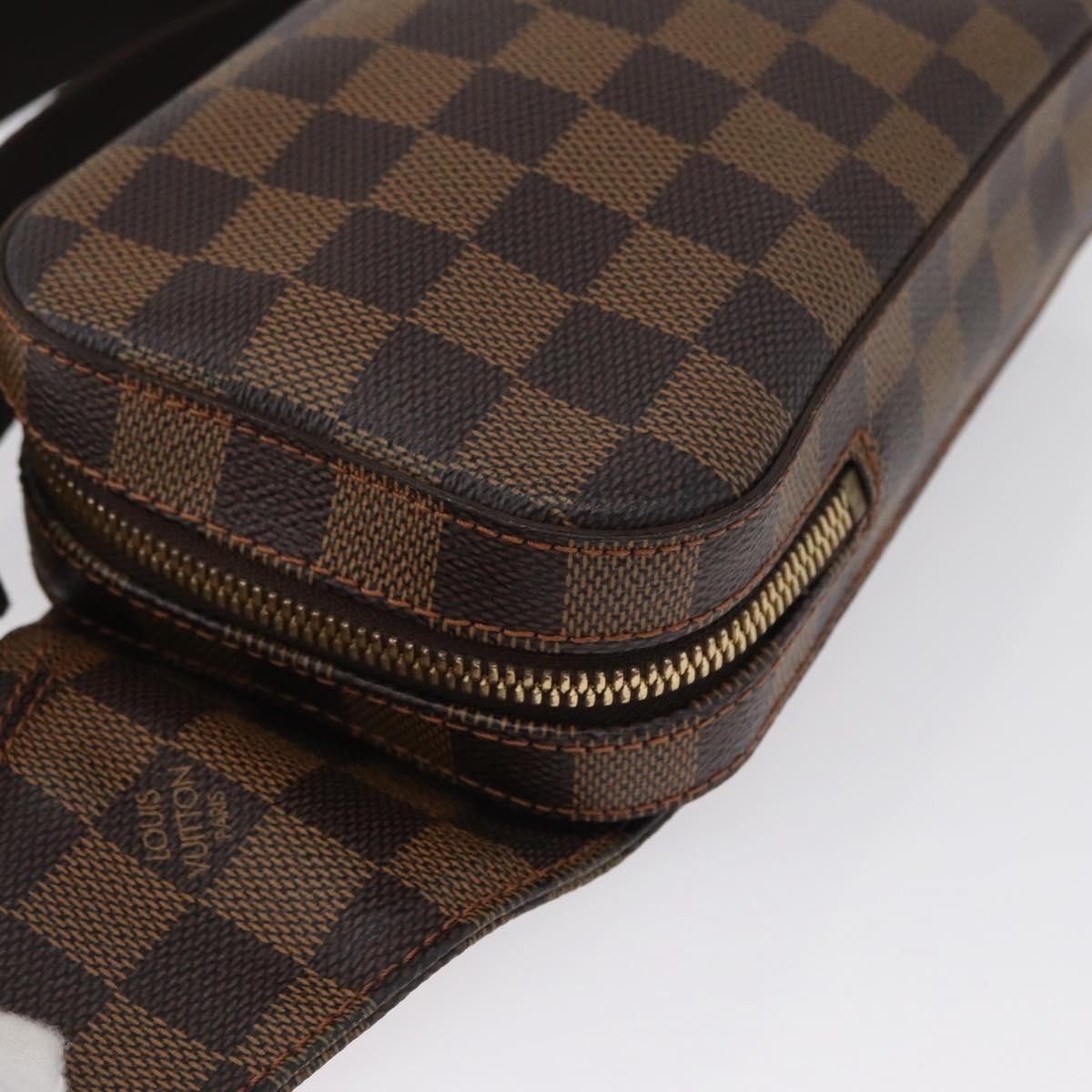Louis Vuitton Geronimos Waist Bag Damier, BROWN, CANVAS, Shoulder bag