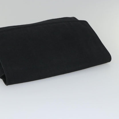 Balenciaga Vintage Pouch Leather, BLACK, CANVAS, Clutche & pouche