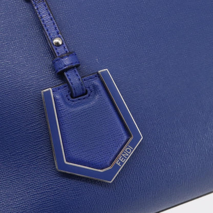 Fendi 2Jours Bag Leather, BLUE, LEATHER, Handbag