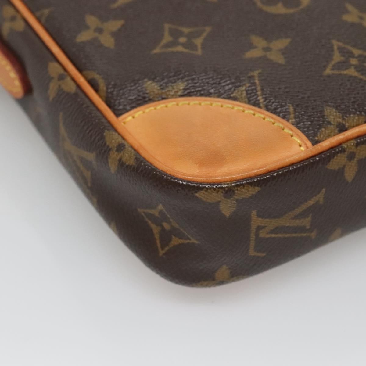 Louis Vuitton Danube 15 Crossbody Bag Monogram Canvas, BROWN, CANVAS, Crossbody bag