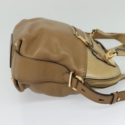 Chloe Angie Tote Leather, BROWN, LEATHER, Tote bag