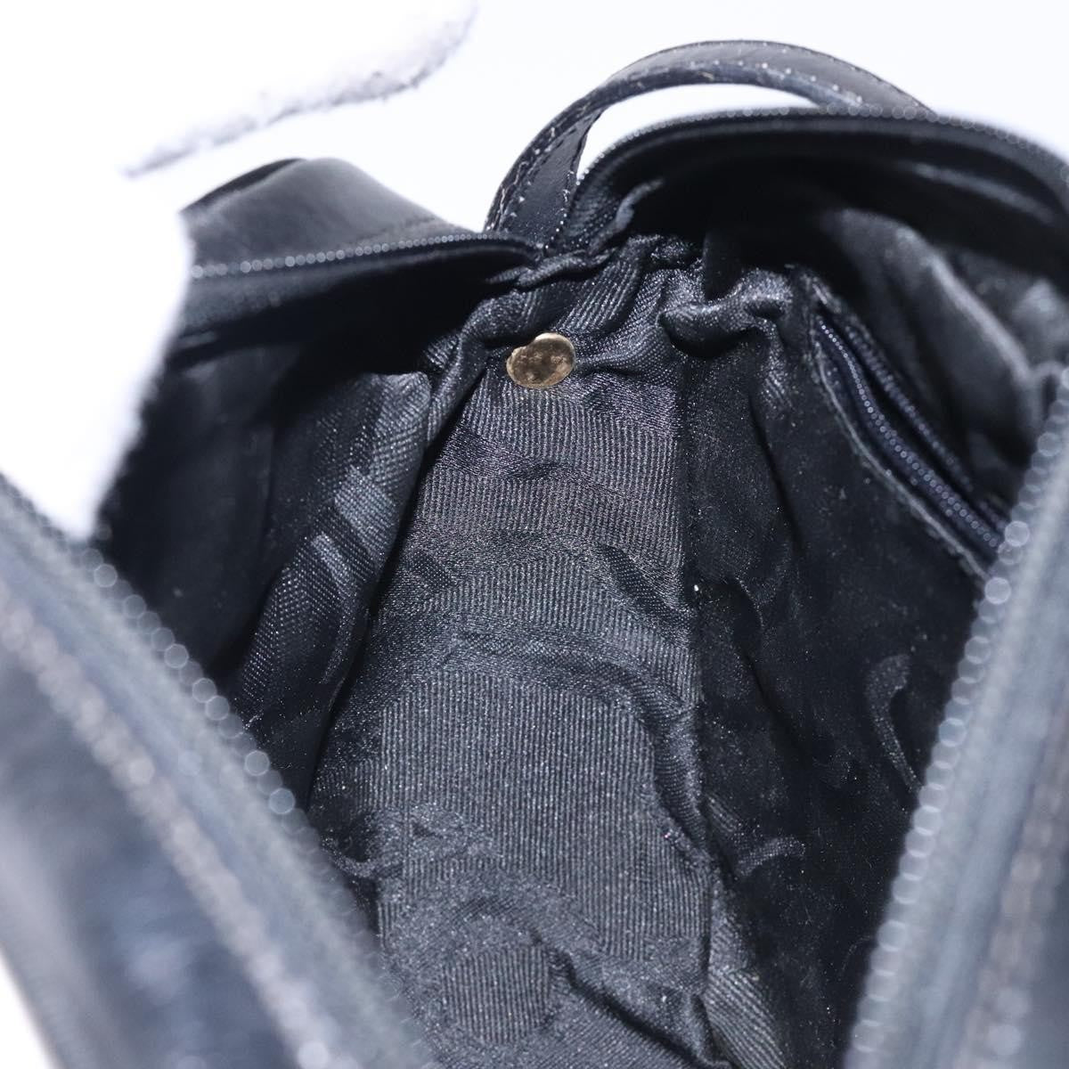 Salvatore Ferragamo Vala Shoulder Bag Leather, BLACK, LEATHER, Shoulder bag