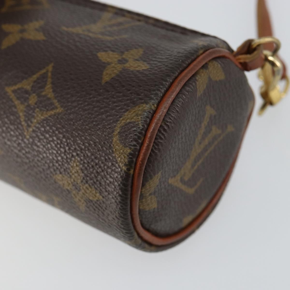 Louis Vuitton Papillon Pochette Monogram Canvas, BROWN, CANVAS, Handbag