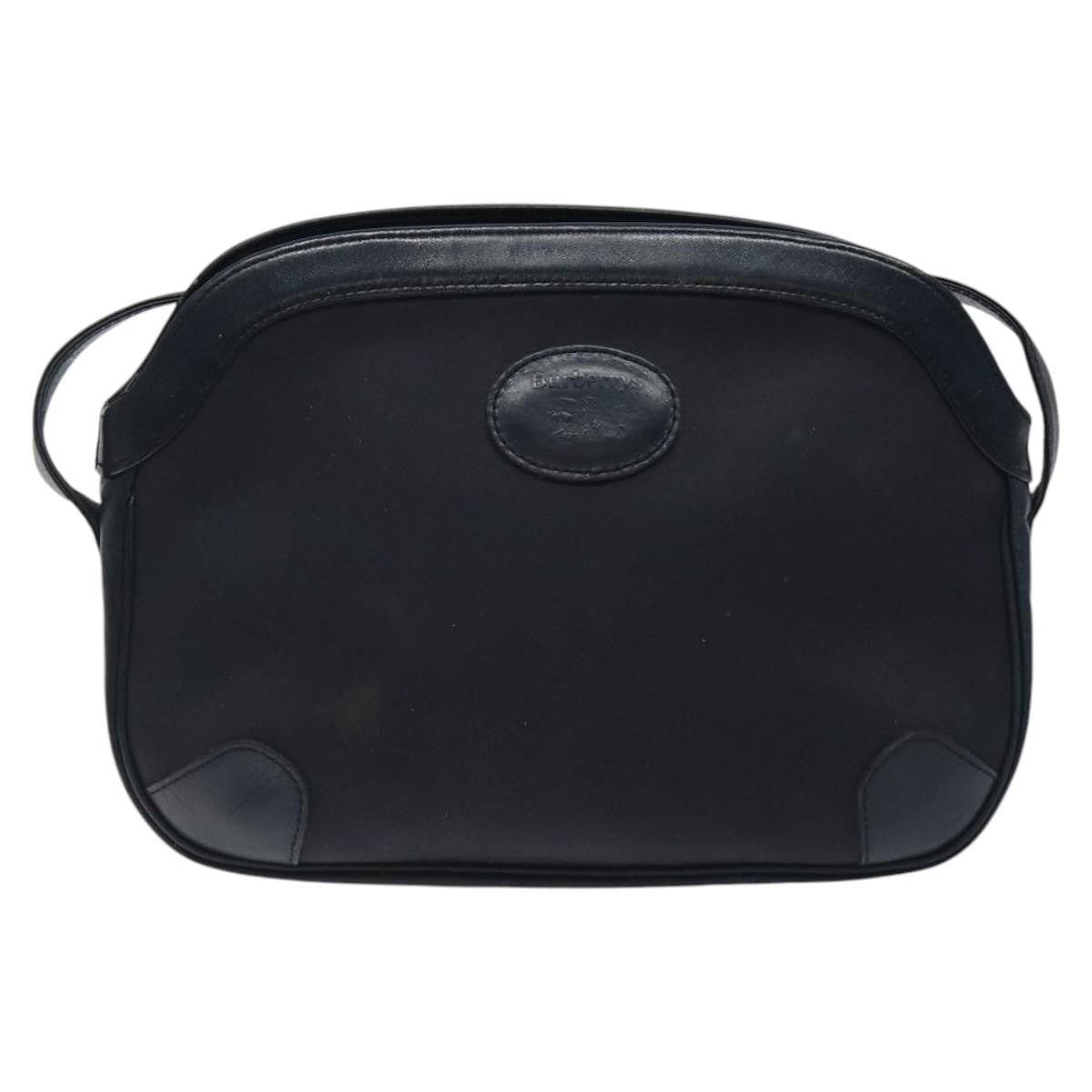 Burberry Vintage Shoulder Bag Canvas, NAVY, CANVAS, Shoulder bag