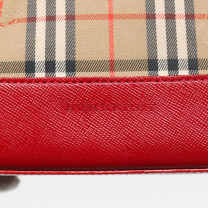 Burberry Nova Check Handbag Nova Check Canvas, BEIGE, CANVAS, Handbag