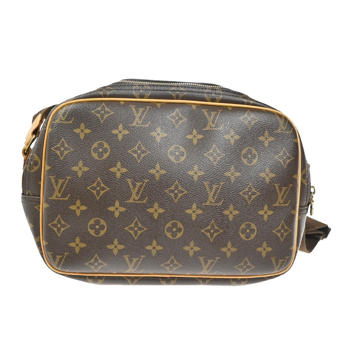 Louis Vuitton Reporter Bag Monogram Canvas, BROWN, CANVAS, Shoulder bag