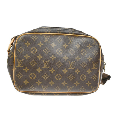 Louis Vuitton Reporter Bag Monogram Canvas, BROWN, CANVAS, Shoulder bag