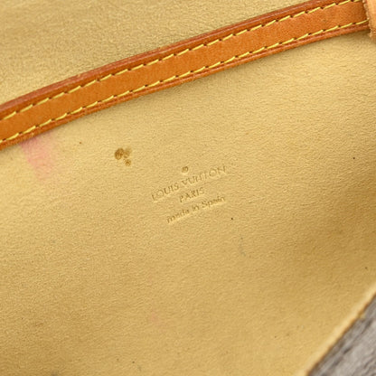 Louis Vuitton Twin Handbag Monogram Canvas, BROWN, CANVAS, Clutche & pouche