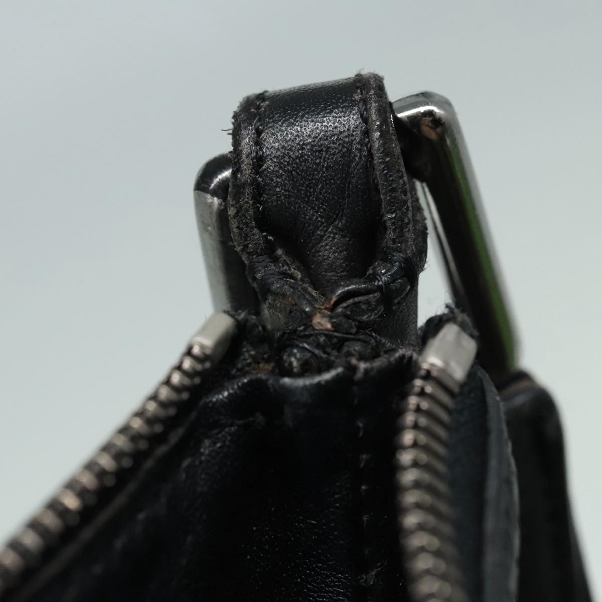 Loewe Anagram Shoulder Bag Leather, BLACK, LEATHER, Shoulder bag