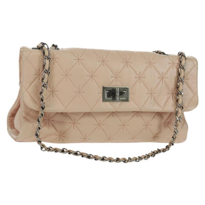 Chanel 2.55 Shoulder bag Leather, PINK, LEATHER, Shoulder bag