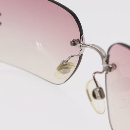 Chanel Logo CC Sunglasses Metal, PINK, METAL, Sunglasse
