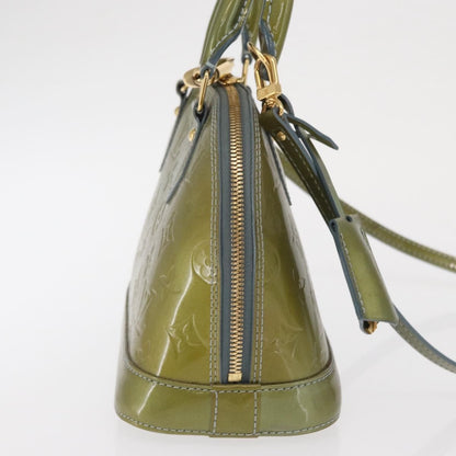 Louis Vuitton Alma Handbag Patent Leather, KHAKI, PATENT_LEATHER, Handbag
