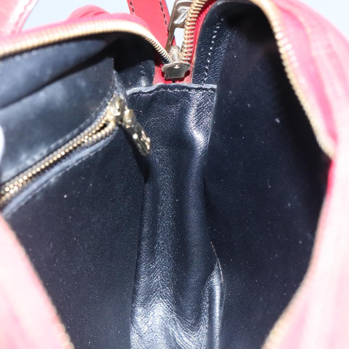 Louis Vuitton Jeune Fille Handbag Epi Leather, RED, LEATHER, Shoulder bag