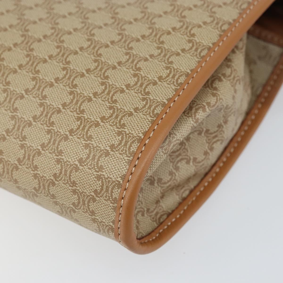 Celine Macadam Pochette Classic, BEIGE, CANVAS, Clutche & pouche