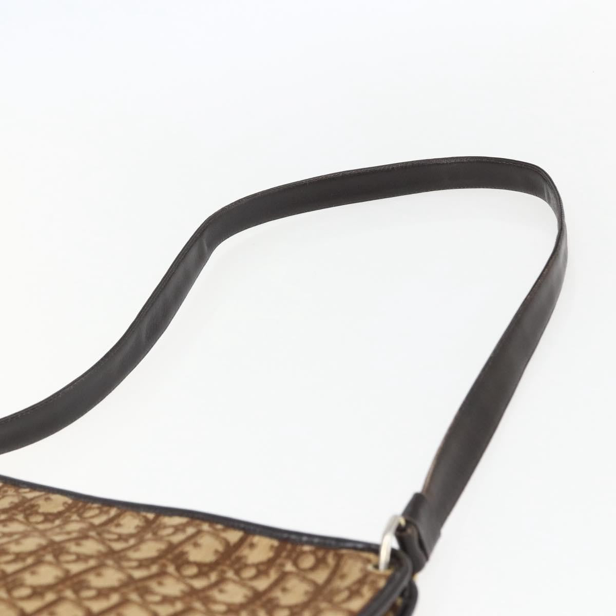 Christian Dior Vintage CD trotter Shoulder bag Canvas, BEIGE, CANVAS, Shoulder bag