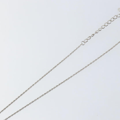 Christian Dior D logo Pendant Necklace Metal, SILVER, METAL, Necklace