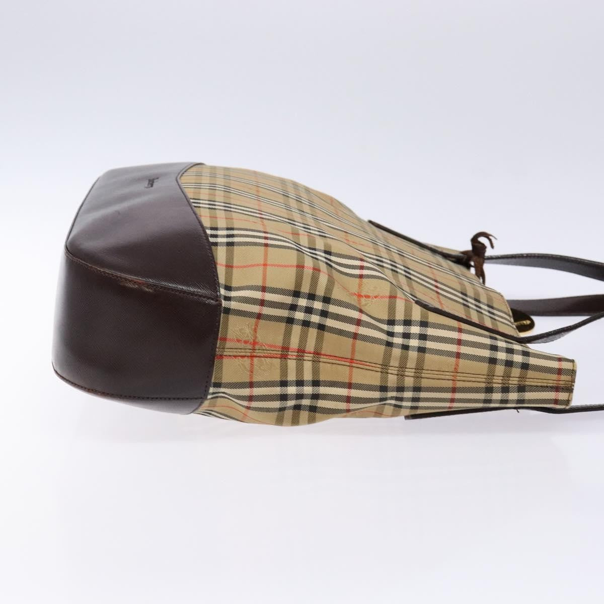 Burberry Nova Check Tote canvas check pattern, BEIGE, CANVAS, Tote bag