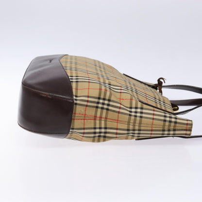 Burberry Nova Check Tote canvas check pattern, BEIGE, CANVAS, Tote bag