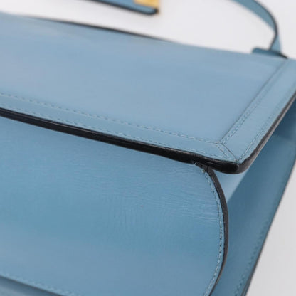 Loewe Barcelona Shoulder Bag Leather, BLUE, LEATHER, Shoulder bag