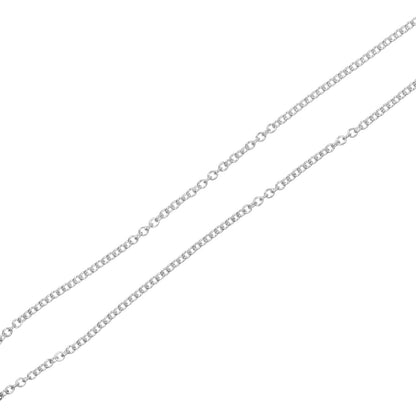 Tiffany & Co. Elsa Peretti Open Heart Pendant Necklace Sterling Silver with Pink Sapphire, SILVER, SILVER, Necklace