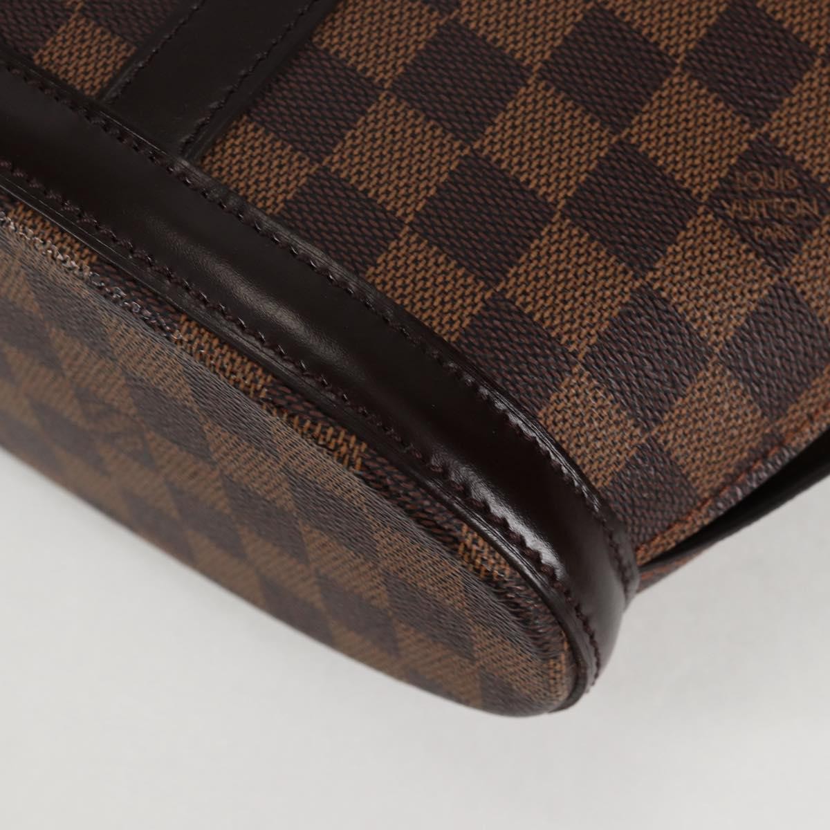 Louis Vuitton Babylone Handbag Damier, BROWN, CANVAS, Shoulder bag