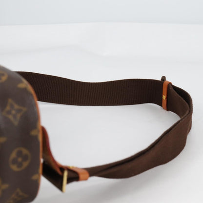 Louis Vuitton Pochette Gange Monogram Canvas, BROWN, CANVAS, Clutche & pouche