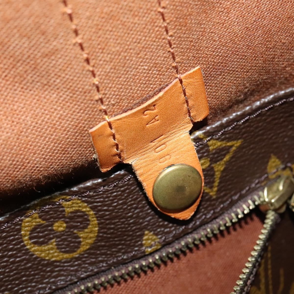 Louis Vuitton Randonnee Backpack Monogram Canvas, BROWN, CANVAS, Shoulder bag