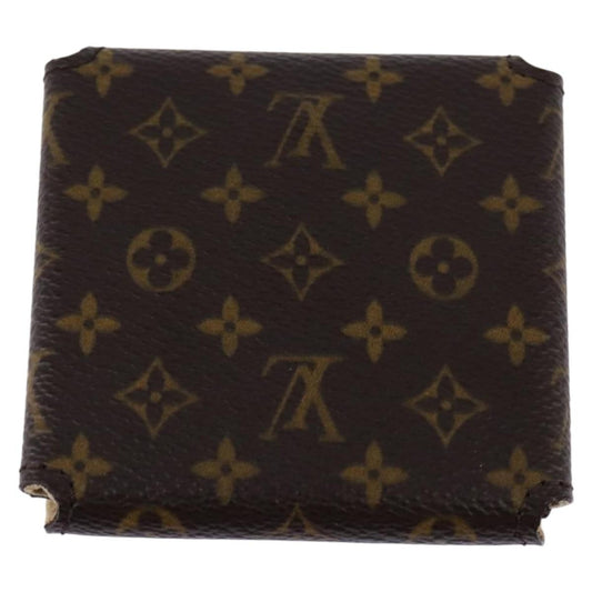 Louis Vuitton CASE JEWELRY BOX Canvas, BROWN, CANVAS, Wallets