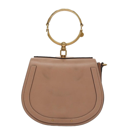 Chloe Nile Crossbody Bag Leather, PINK, LEATHER, Crossbody bag