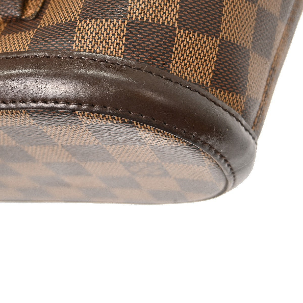 Louis Vuitton Manosque Handbag Damier, BROWN, CANVAS, Tote bag