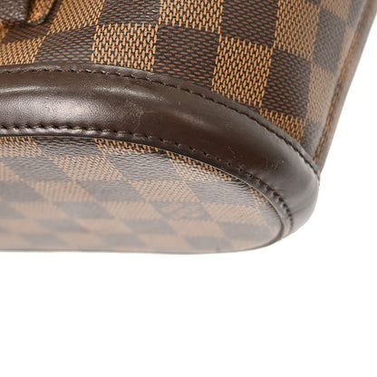 Louis Vuitton Manosque Handbag Damier, BROWN, CANVAS, Tote bag