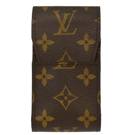 Louis Vuitton Etui Cigarette Case Monogram canvas, Brown, Canvas, Wallet