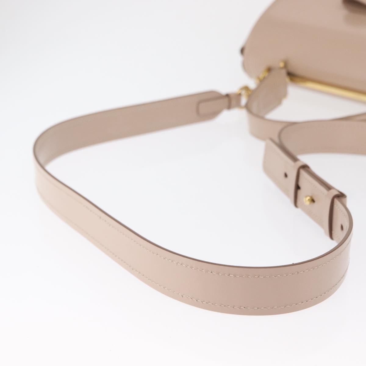 Salvatore Ferragamo Vala Handbag Leather, BEIGE, LEATHER, Handbag