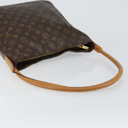 Louis Vuitton Looping Handbag Monogram Canvas, BROWN, CANVAS, Shoulder bag