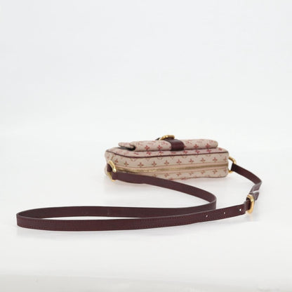 Louis Vuitton Juliette Crossbody Bag Mini Lin, RED, CANVAS, Shoulder bag