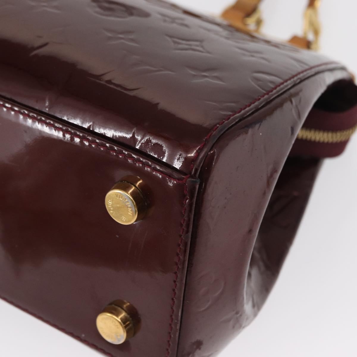 Louis Vuitton Brea Handbag Monogram Vernis, BURGUNDY, PATENT_LEATHER, Handbag