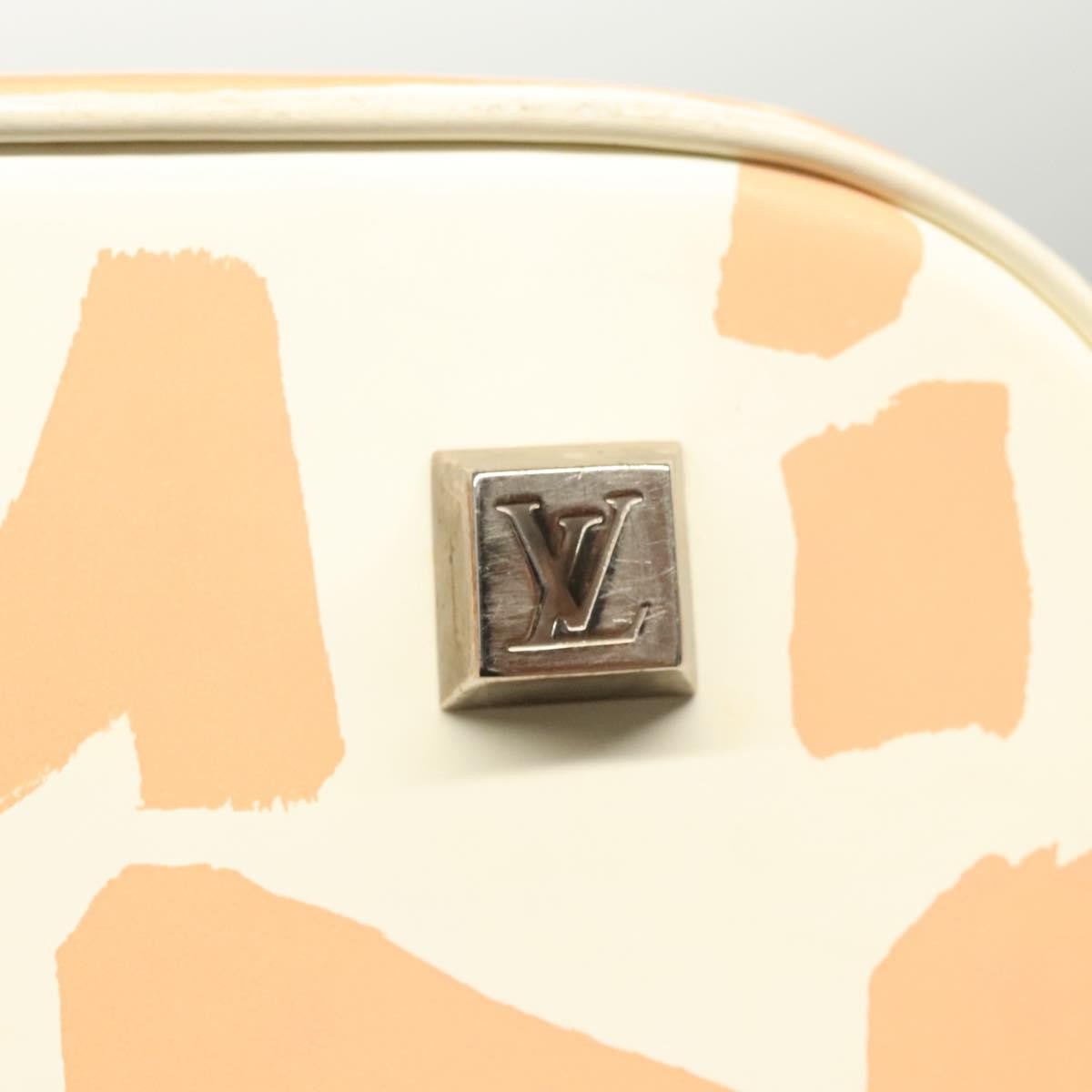 Louis Vuitton Alma Handbag Limited Edition Graffiti Leather, WHITE, CANVAS, Handbag