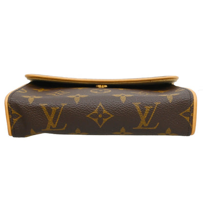Louis Vuitton Florentine Pochette Monogram Canvas, Brown, Canvas, Clutch