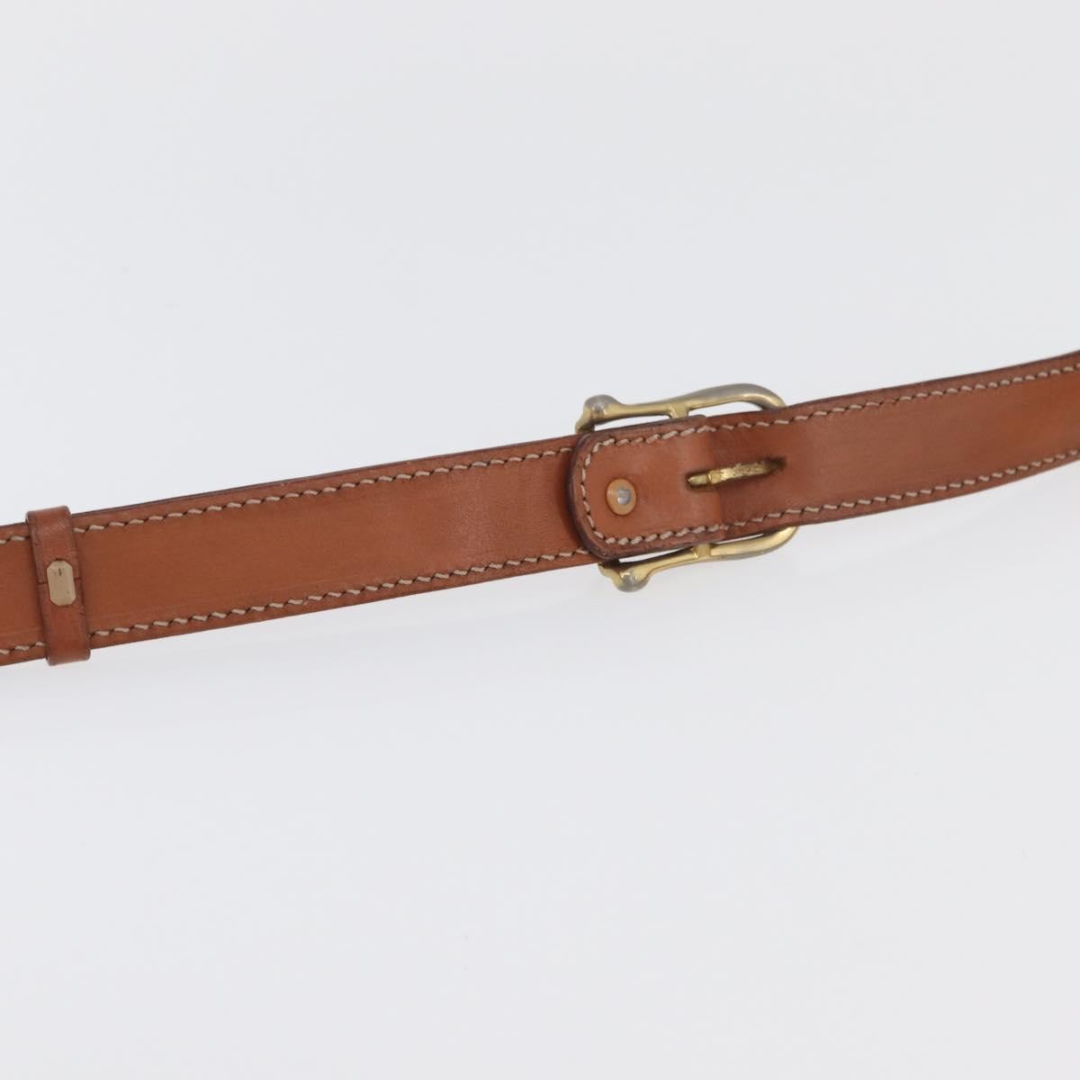 Celine Vintage Macadam Shoulder Bag Canvas and Leather, Brown, Canvas, Handbag