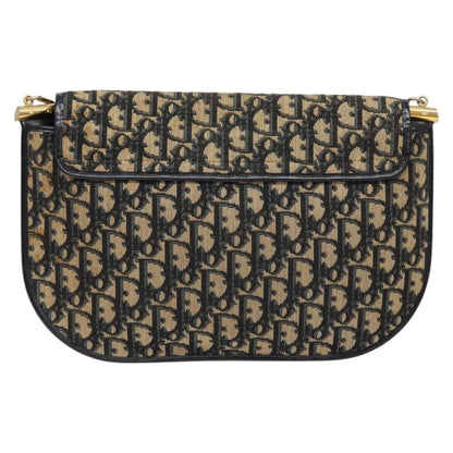 Christian Dior Vintage CD trotter Shoulder bag Canvas, NAVY, CANVAS, Shoulder bag