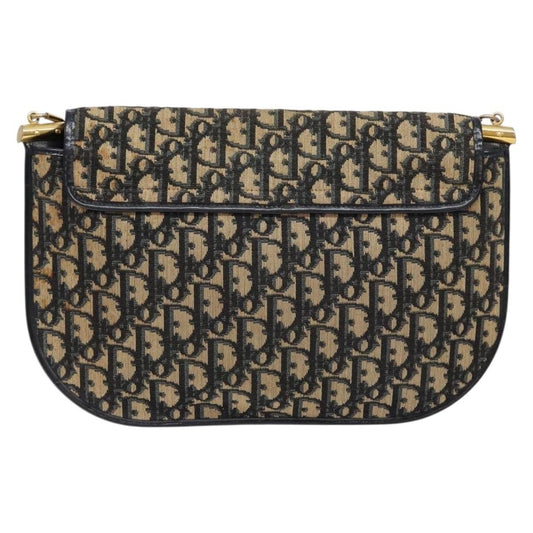 Christian Dior Vintage CD trotter Shoulder bag Canvas, NAVY, CANVAS, Shoulder bag