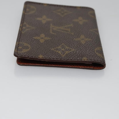 Louis Vuitton Vertical ID Card Holder Canvas, BROWN, CANVAS, Card Holders
