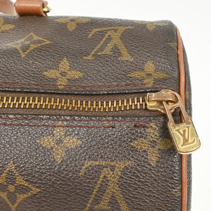 Louis Vuitton Papillon Handbag Monogram Canvas, Brown, Canvas, Handbag