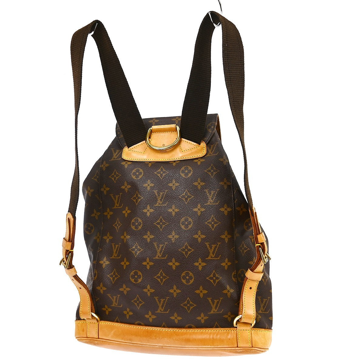 Louis Vuitton Vintage Montsouris Backpack Monogram Canvas, Brown, Canvas, Backpack