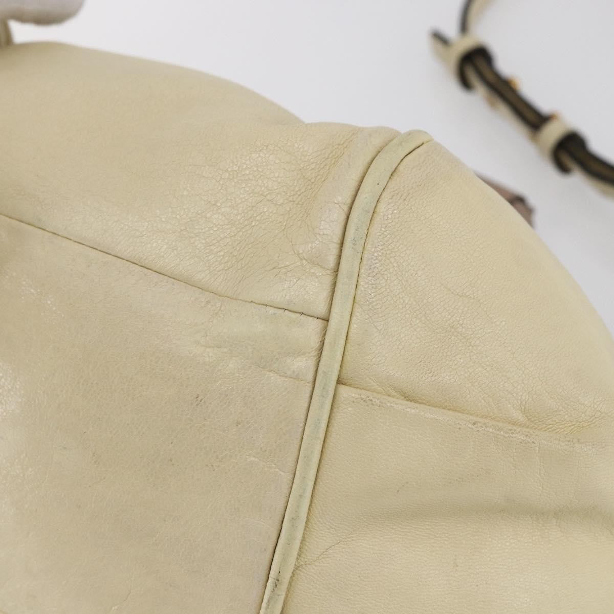 Chloe Ethel Handbag Leather, WHITE, LEATHER, Handbag