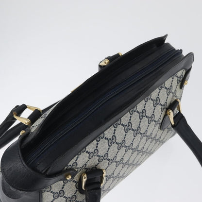 Gucci GG supreme handbag GG canvas, NAVY, PVC, Handbag