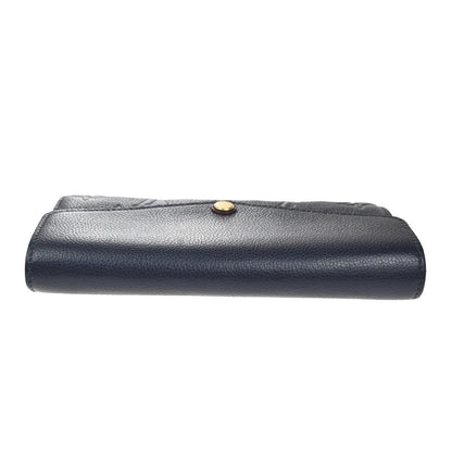 Louis Vuitton Sarah Wallet NM Monogram Empreinte Leather, BLUE, LEATHER, Wallets